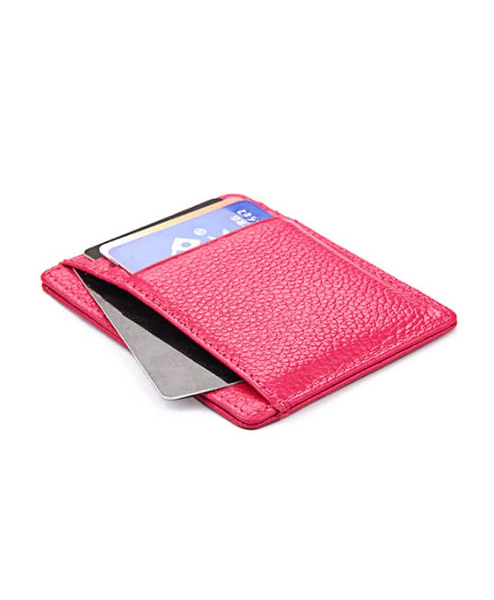 RFID GUARD REAL LEATHER CARD HOLDER