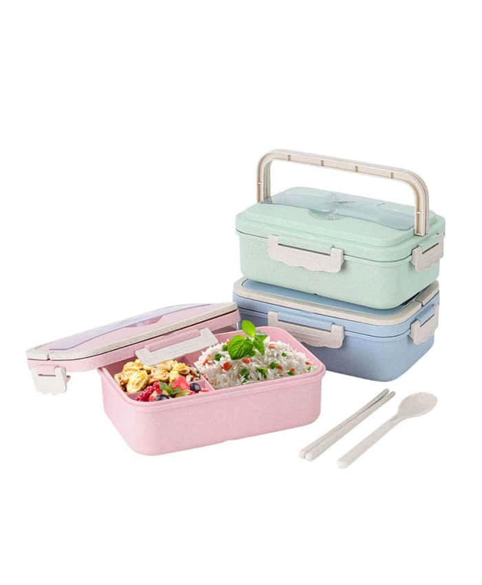 Wheat Fibre BPA Free Lunch Box Utensils