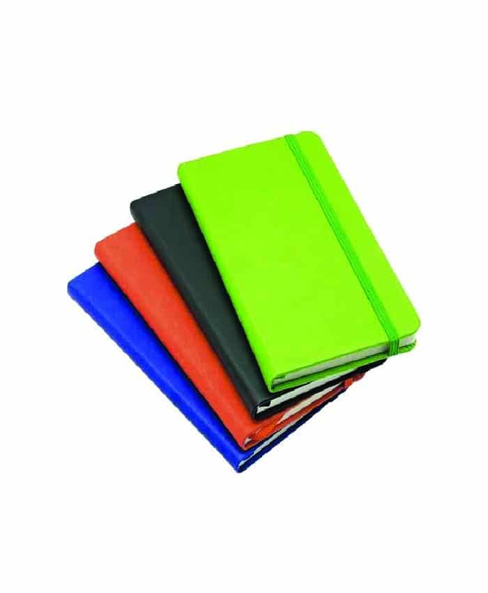 PU NOTEBOOK WITH ELASTIC CLOSURE