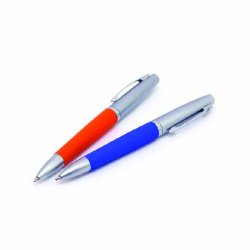 METAL PEN WITH RUBBER GRIP