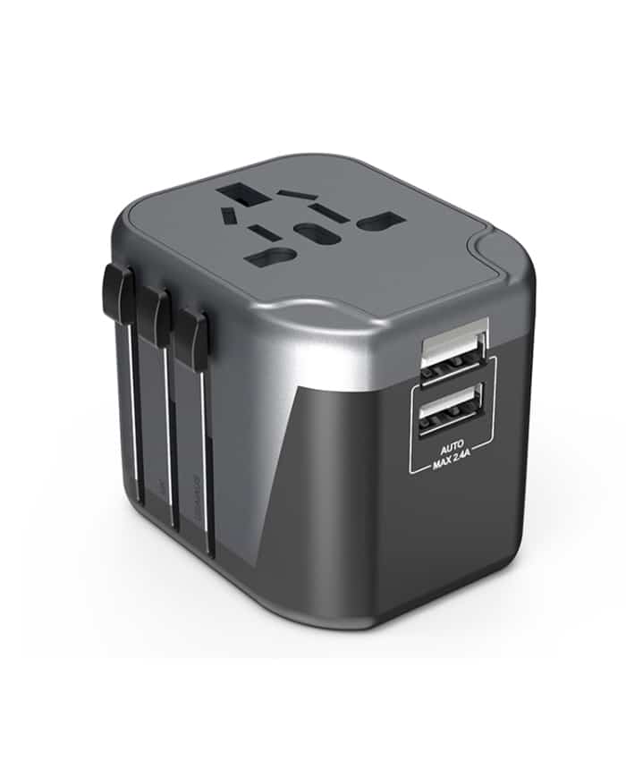 Travel Adaptor With 2USB