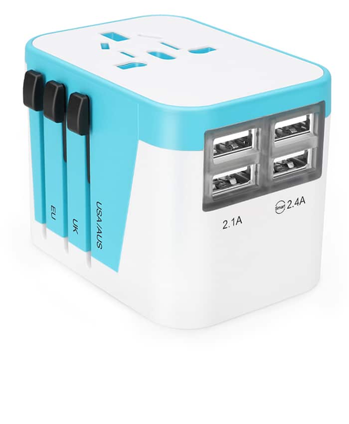 Travel Adaptor With 4USB