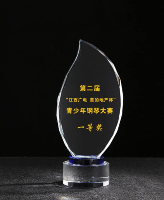 Kg Water Droplets Crystal Award Trophy