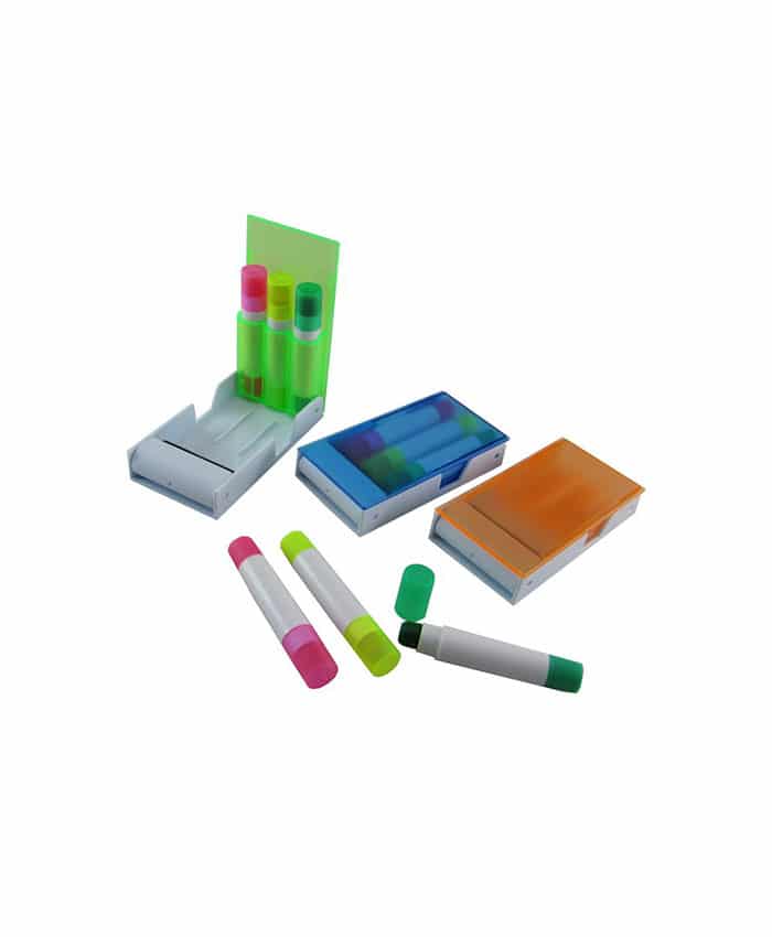 HIGHLIGHTER SET WITH SCREEN CLEANER