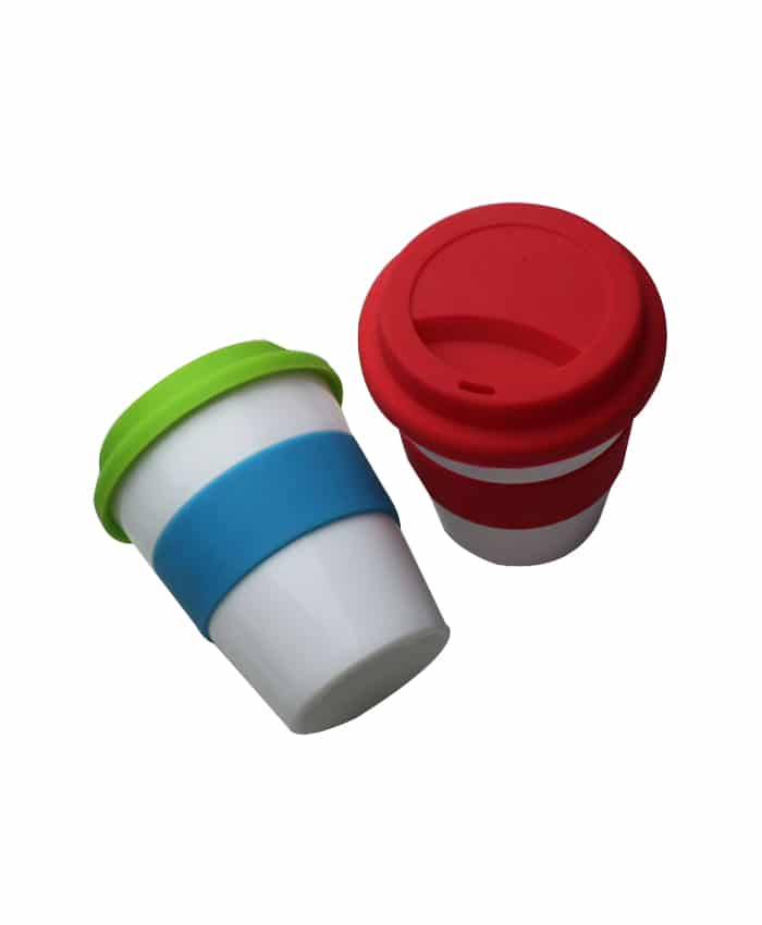 COFFEE MUG WITH SILICON SLEEVE