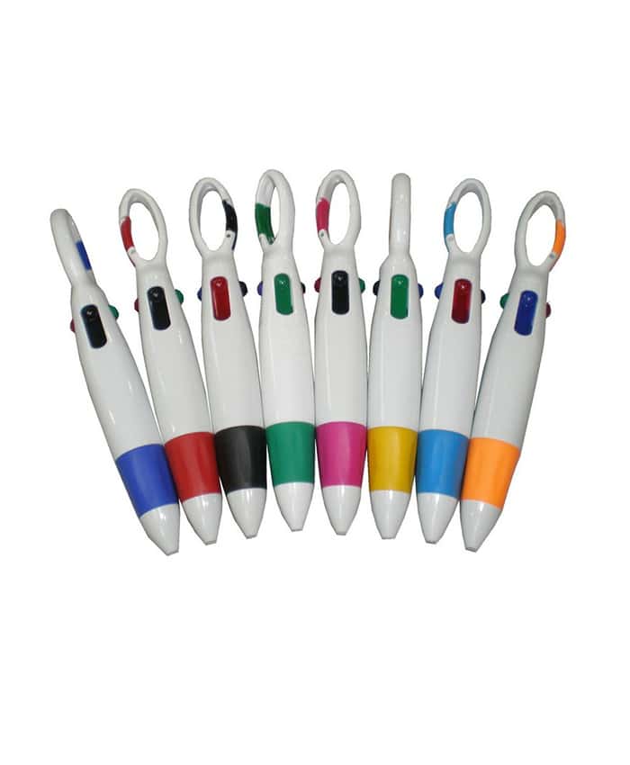 4 INK CARABINER BALL PEN