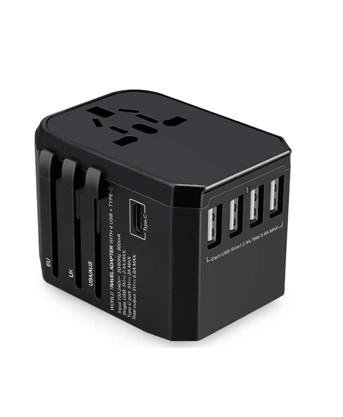 Travel Adaptor With Type C 5V 3.0A Quick Charge