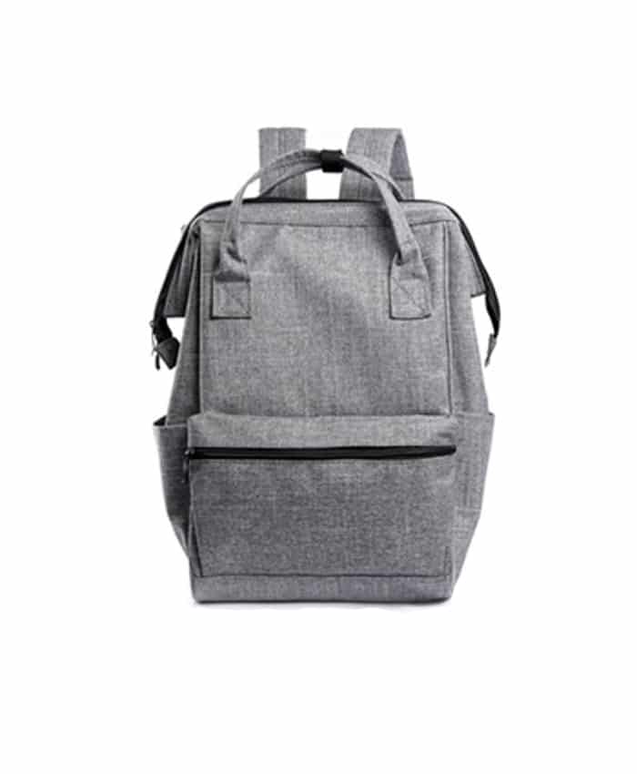 SNOW CANVAS LAPTOP ZIPPER HAVERSACK
