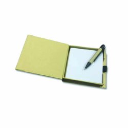 ECO RECYCLED BOX WITH MEMO PAD & PEN