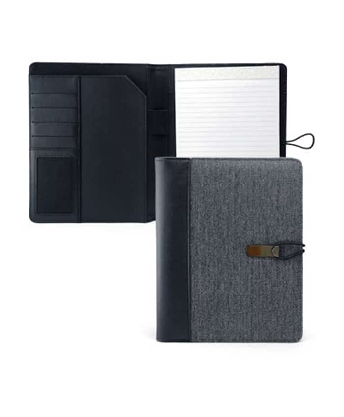 PU   POLYESTER A5 CONFERENCE FOLDER