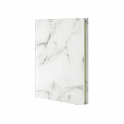 MARBLE PRINT A5 PU LEATHER NOTEBOOK