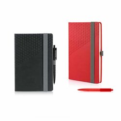 A5 size PU Notebook with Pen Set