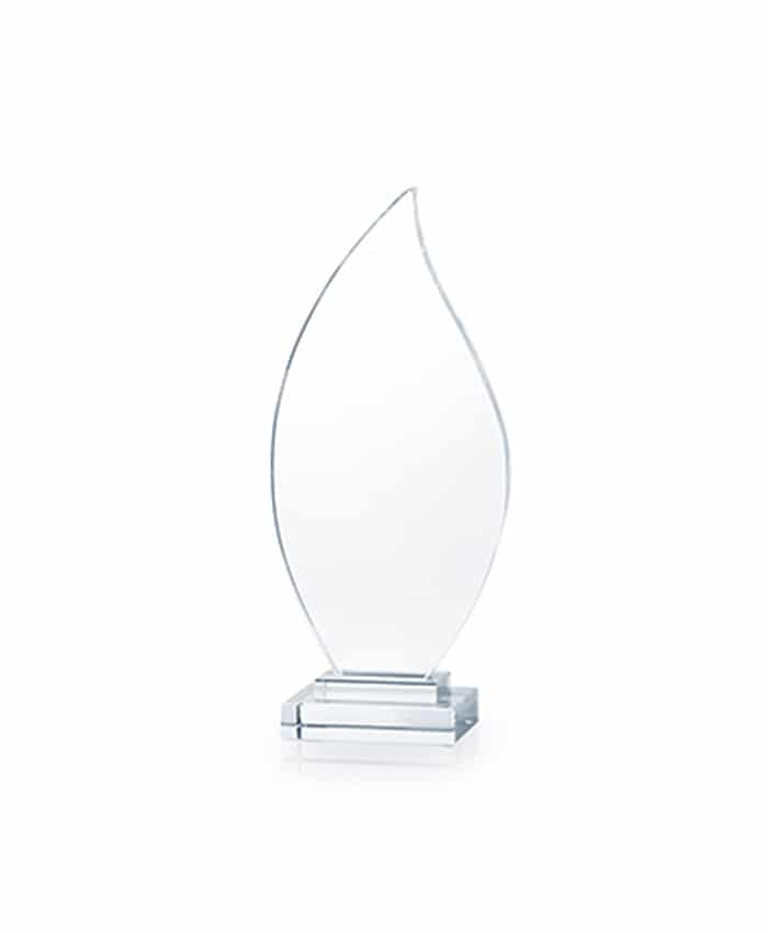 FLAME TRANSPARENT CRYSTAL AWARD