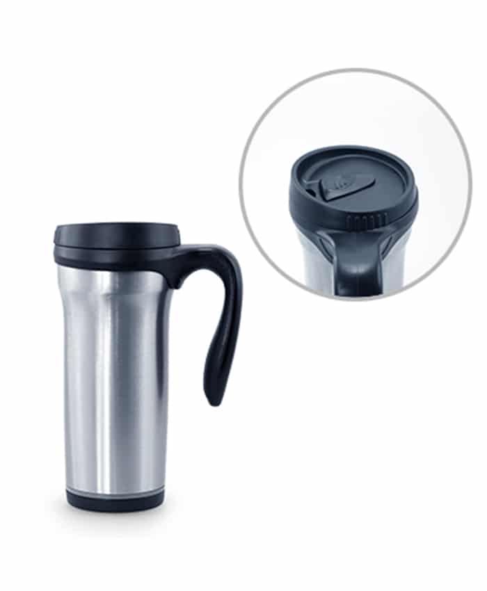 ALUMINIUM COFFEE MUG WITH HANDLE