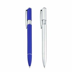 BLUE AND SILVER BALL PEN