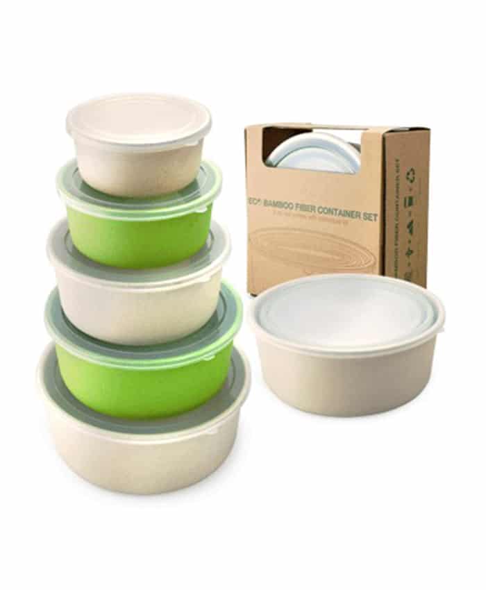 BAMBOO FIBER CONTAINER SET