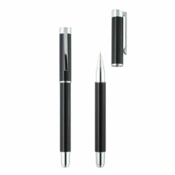 BLACK GEMINI ROLLER PEN