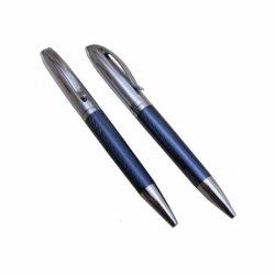 BLUE METAL BALL PEN