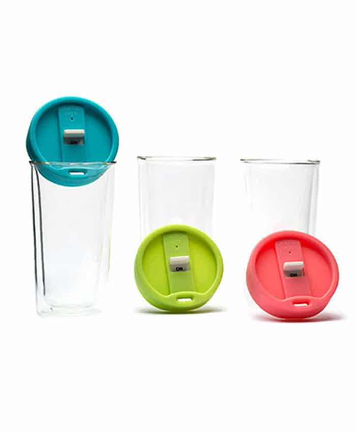 DOUBLE WALL GLASS TUMBLER