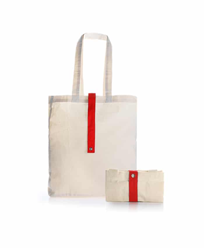FOLDABLE COTTON CANVAS TOTE BAG
