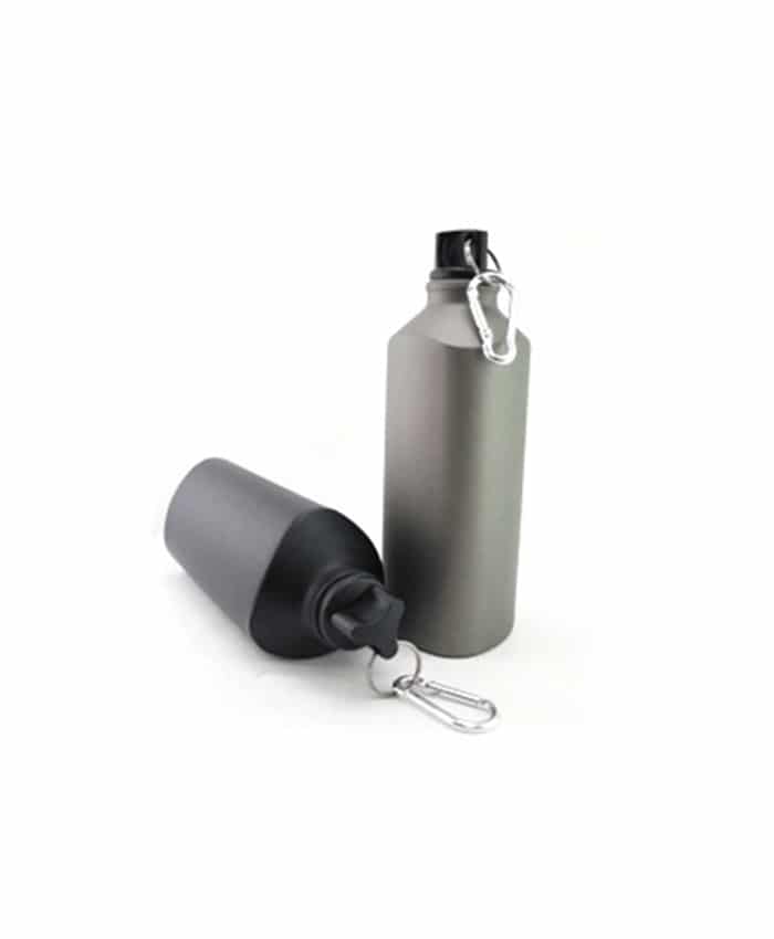 BPA-FREE ALUMINUM TWIST BOTTLE WITH CARABINER 600ML