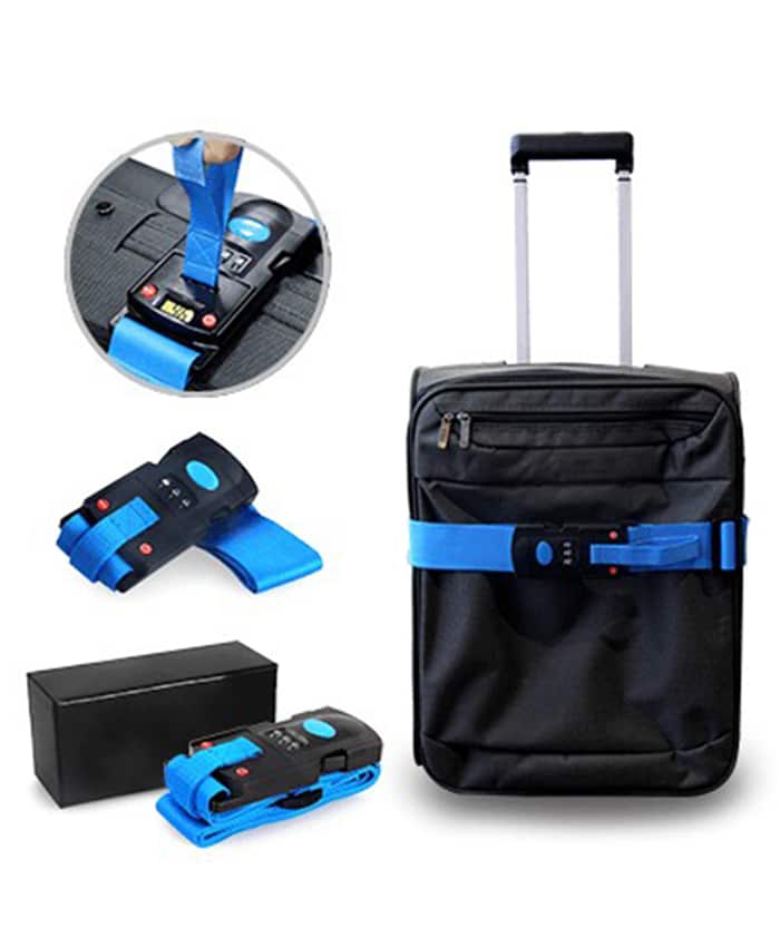 LUGGAGE STRAP WITH WEIGHING SCALE