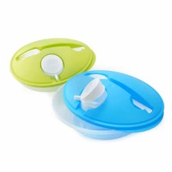 LUNCH BOX WITH FORK AND SAUCES STORAGE
