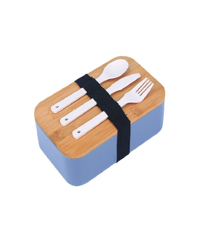 Wooden Lid Lunch Box Set
