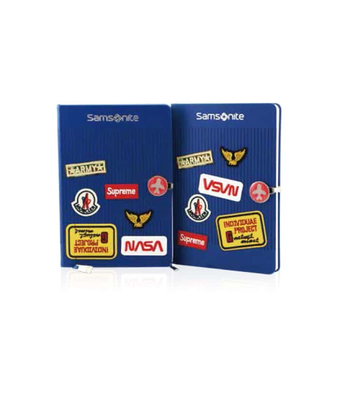 A5 Metal Badge Notebook