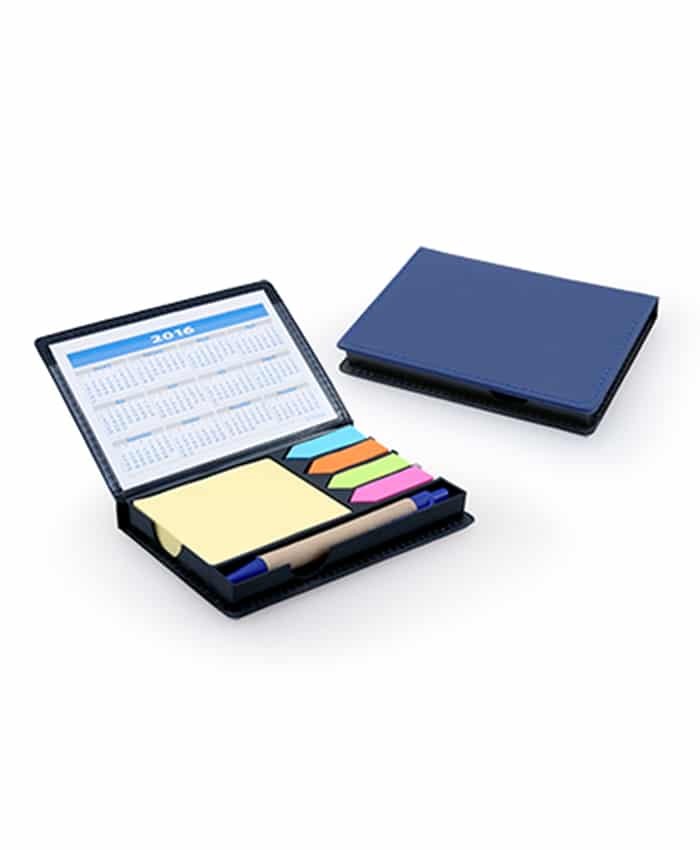 NOTEPAD WITH PEN AND CALENDAR