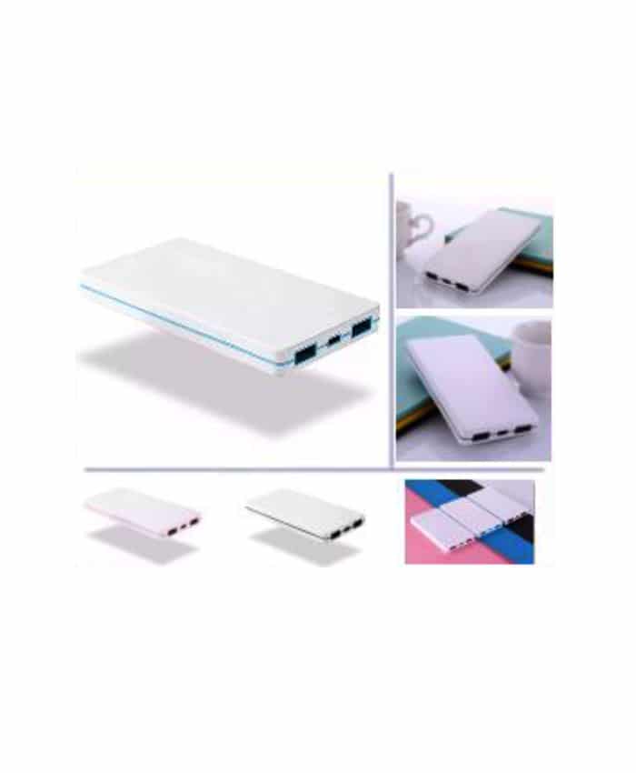 WHITE BASE PLASTIC POWER BANK