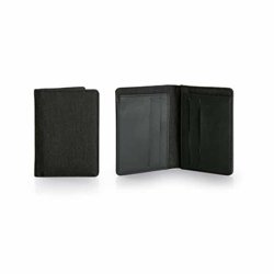 PU LEATHER & SNOW CANVAS CARD HOLDER