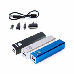 PORTABLE CHARGER WITH IPHONE5 ADAPTOR