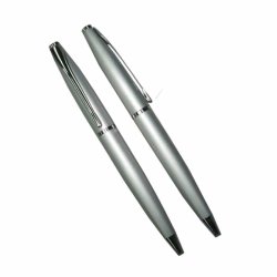 PREMIUM MATT SILVER METAL BALL PEN