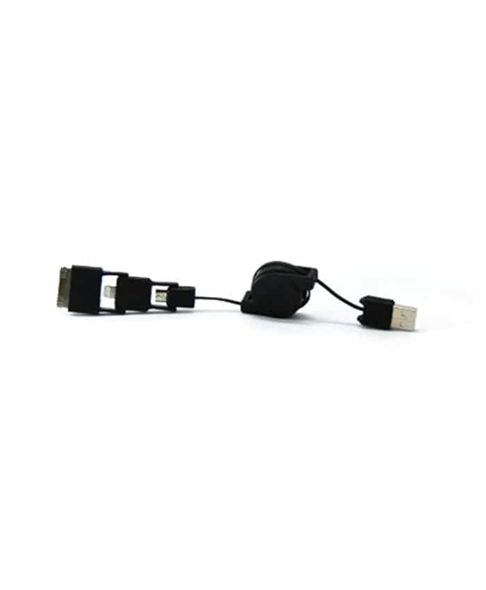 RETRACTABLE USB 3 IN 1 ADAPTOR