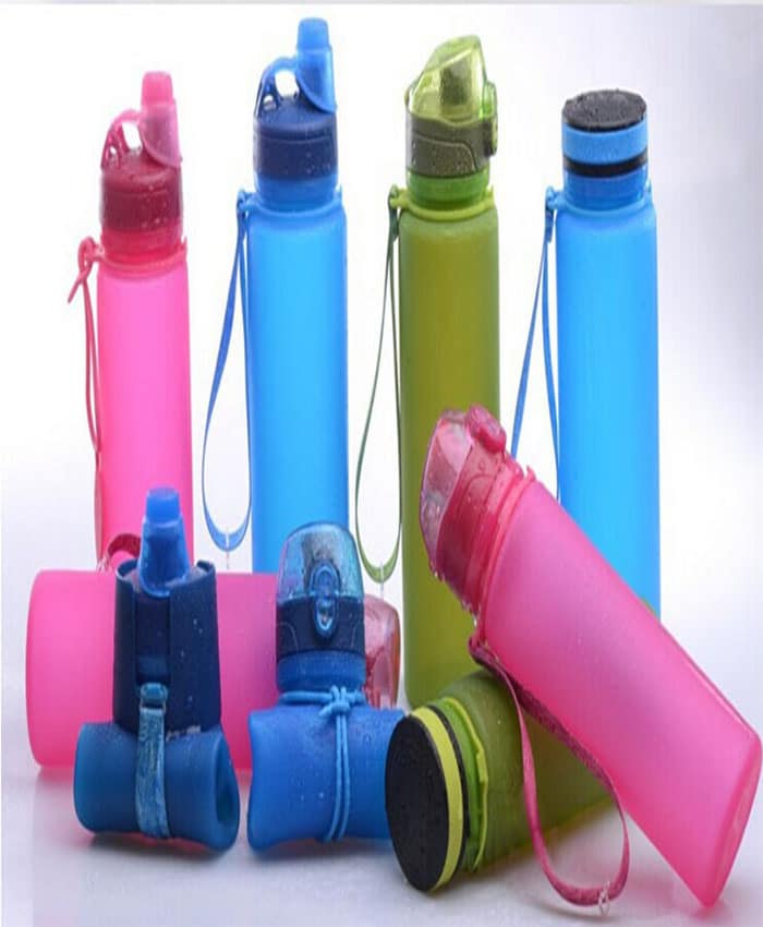 FOLDABLE SILICON WATER BOTTLE
