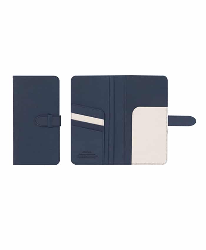 LEATHER TRAVEL WALLET PASSPORT HOLDER