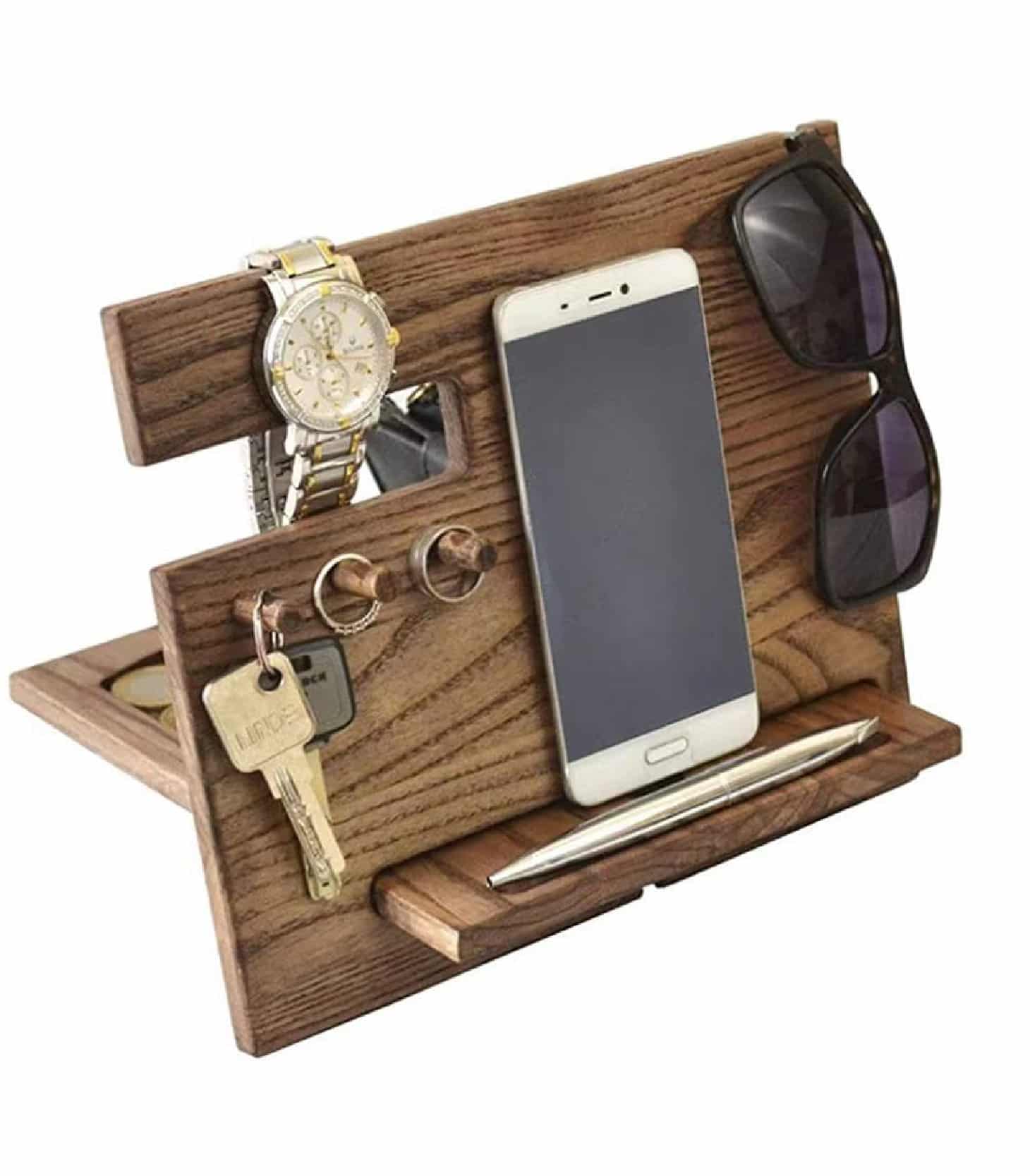 Wood Organiser With Multiple Slots Option B