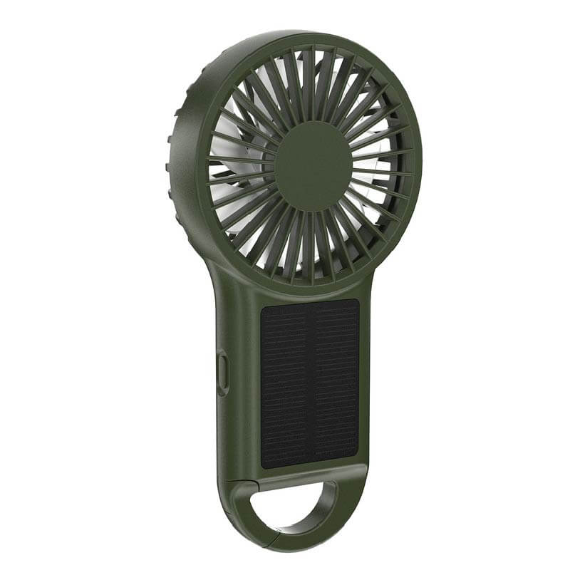 SOLAR POWERED RECHARGEABLE MINI FAN