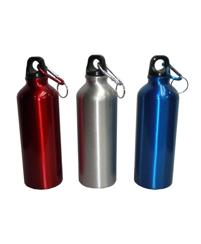 ALUMINIUM BOTTLE WITH CARABINER