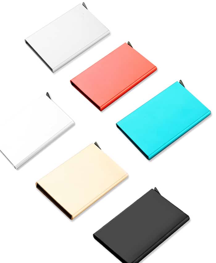 RFID BLOCKING POP UP METAL CARD CASE - Happybird