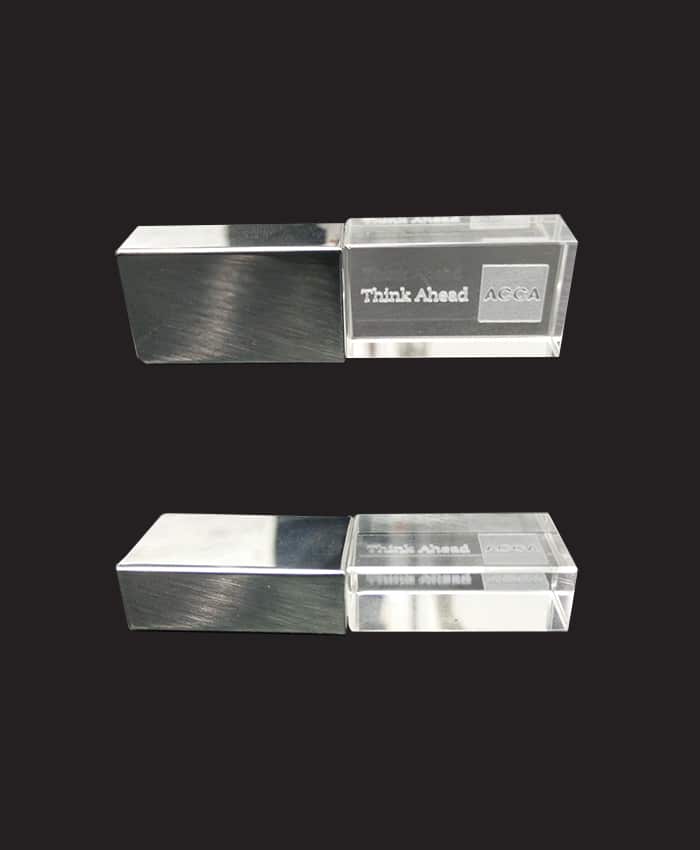 CRYSTAL BLOCK FLASH-DRIVE