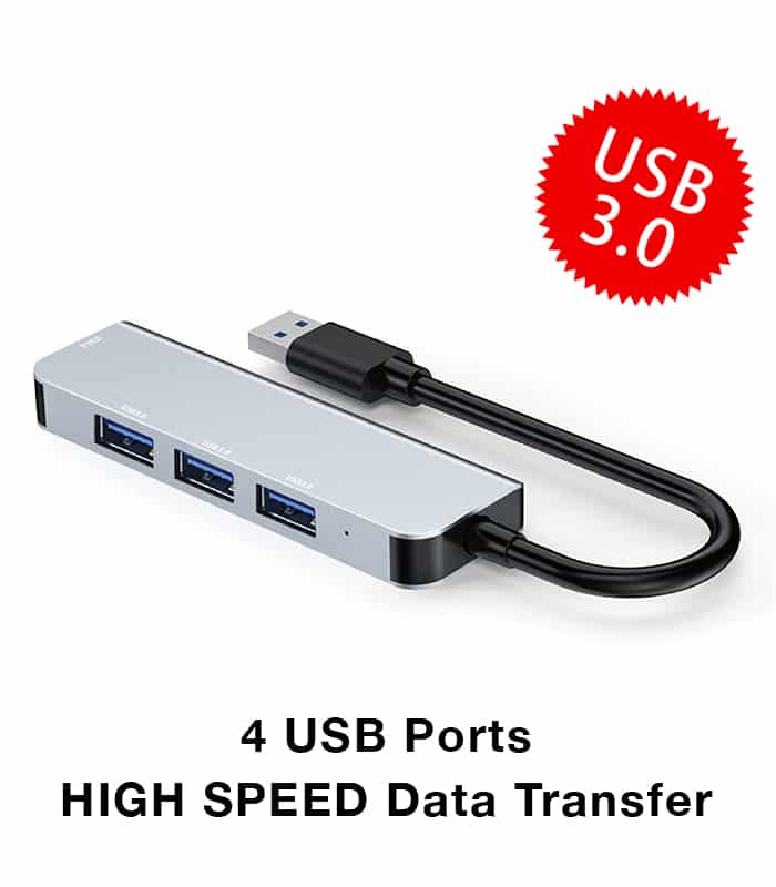 4 Ports High Speed USB Hubs 3.0