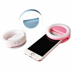 PORTABLE MOBILE LED RING SELFIE LIGHT