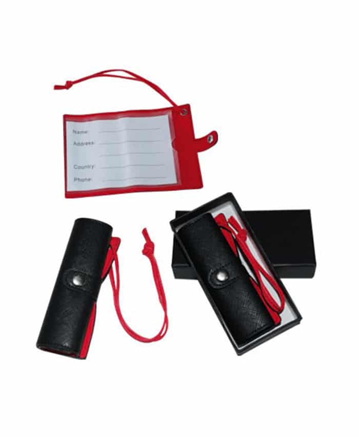 PU LEATHER LUGGAGE TAG