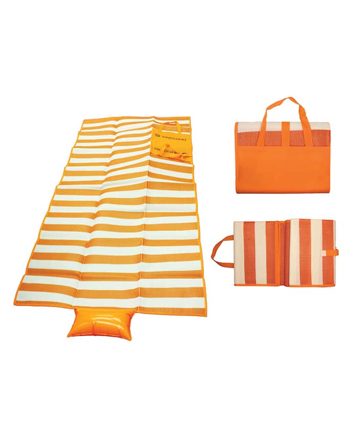 BEACH MAT   INFLATABLE CUSHION   CARRIER BAG