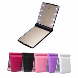PORTABLE POCKET MIRROR WITH LED LIGHT
