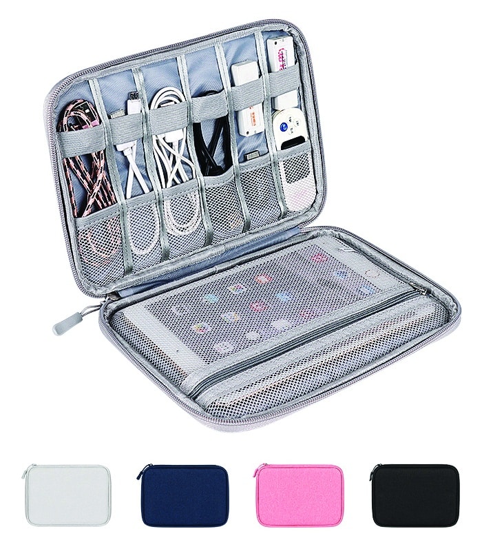 Portable Travel Gadget Organiser Zipper Pouch