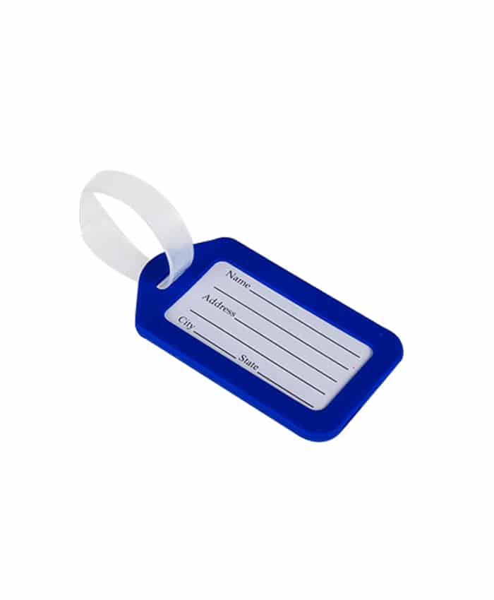 LUGGAGE TAG WITH LARGE PRINTING AREA