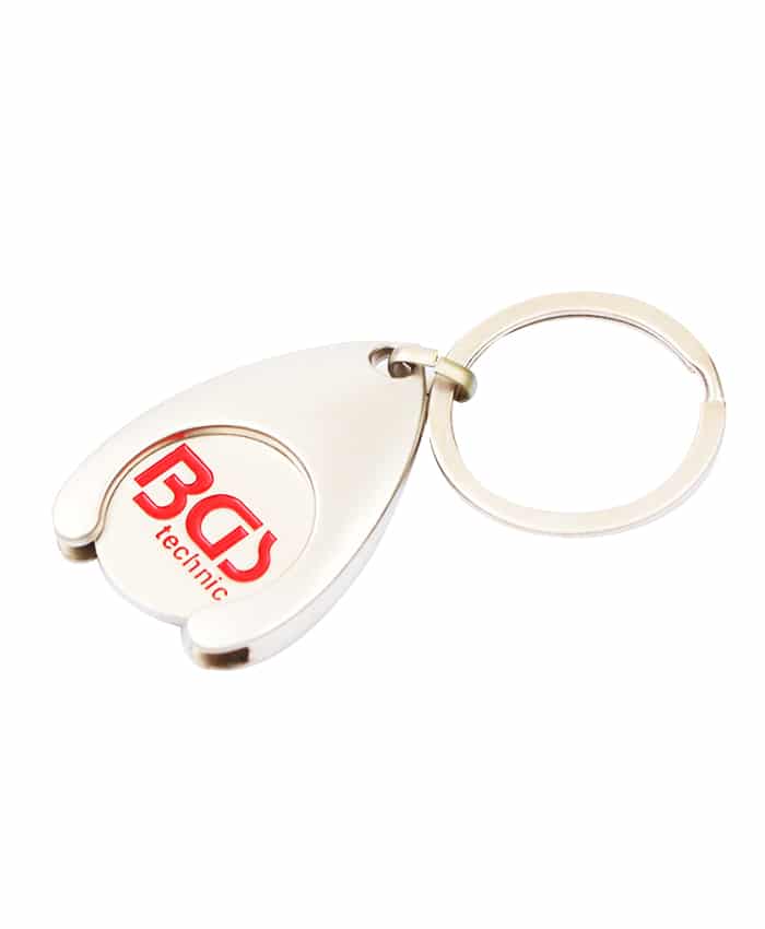 PORTABLE TROLLEY COIN WITH KEYCHAIN